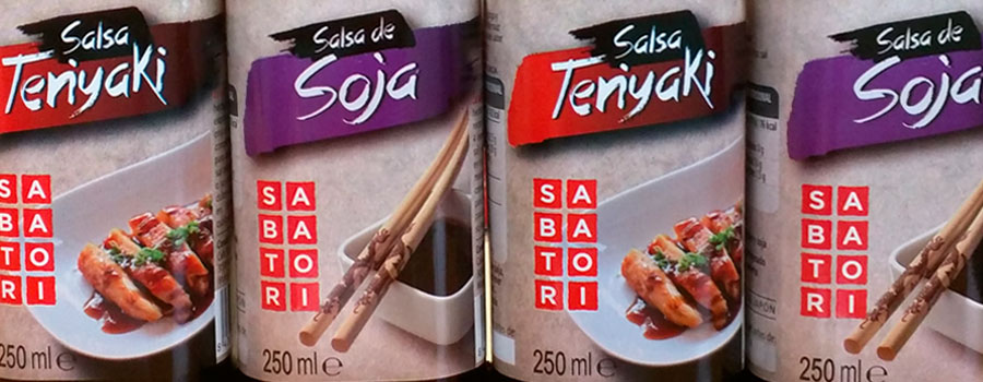 Salsa de soja y Salsa teriyaki